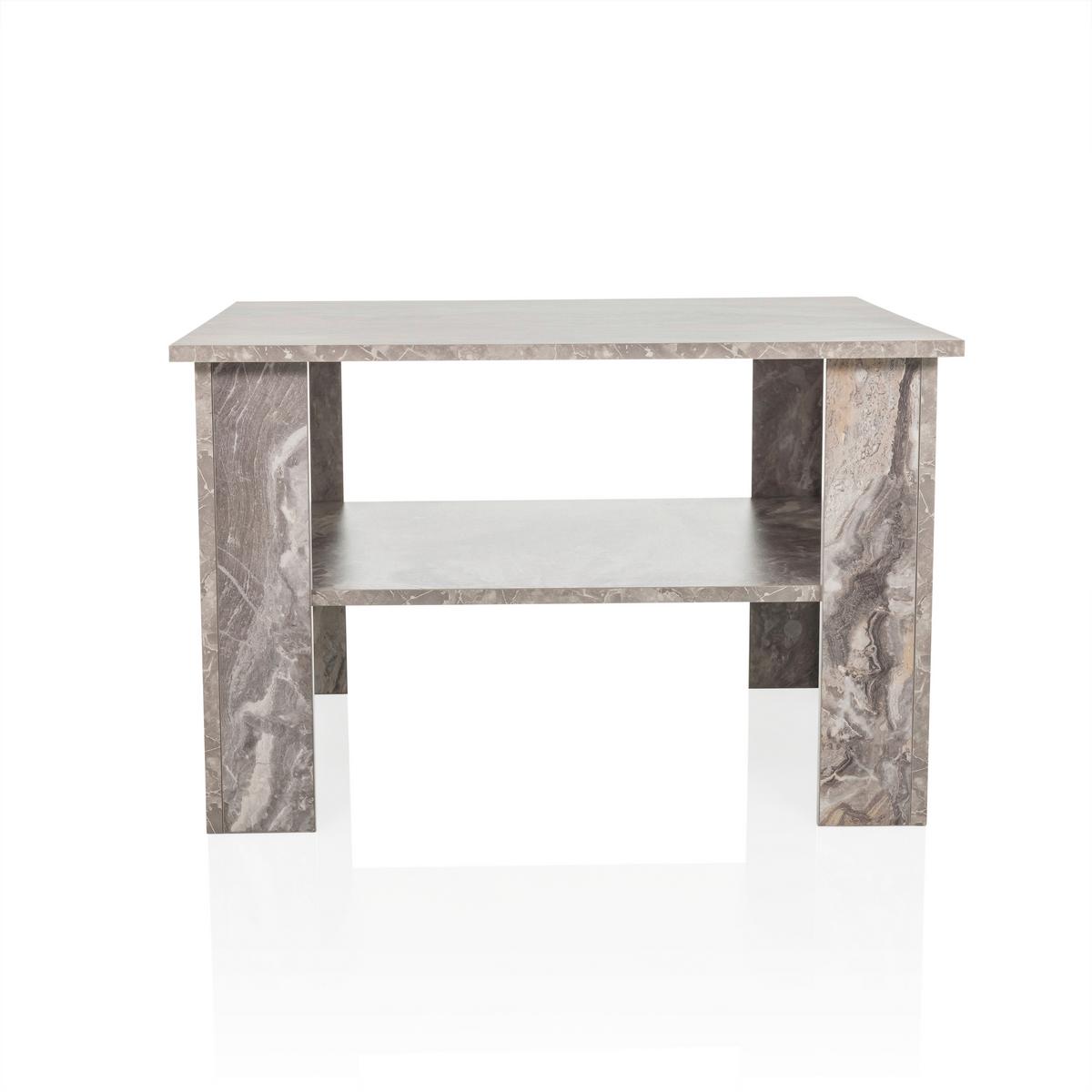 Couchtisch Bismo Grau B: 70 cm - Grau, MODERN, Holzwerkstoff (70/70/45cm) - MID.YOU