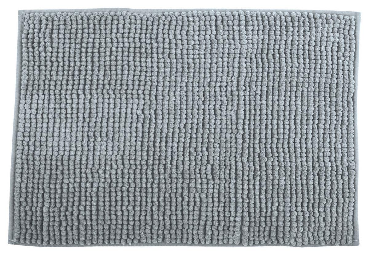 Badteppich Grau 50/80 Cm - Grau, KONVENTIONELL (50/80cm) - Spirella