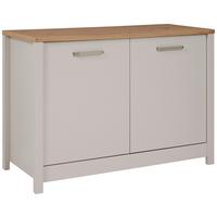 Spülenunterschrank Sardegna - Kaschmir/Eiche Artisan, ROMANTIK / LANDHAUS, Holzwerkstoff (130/92/60cm)