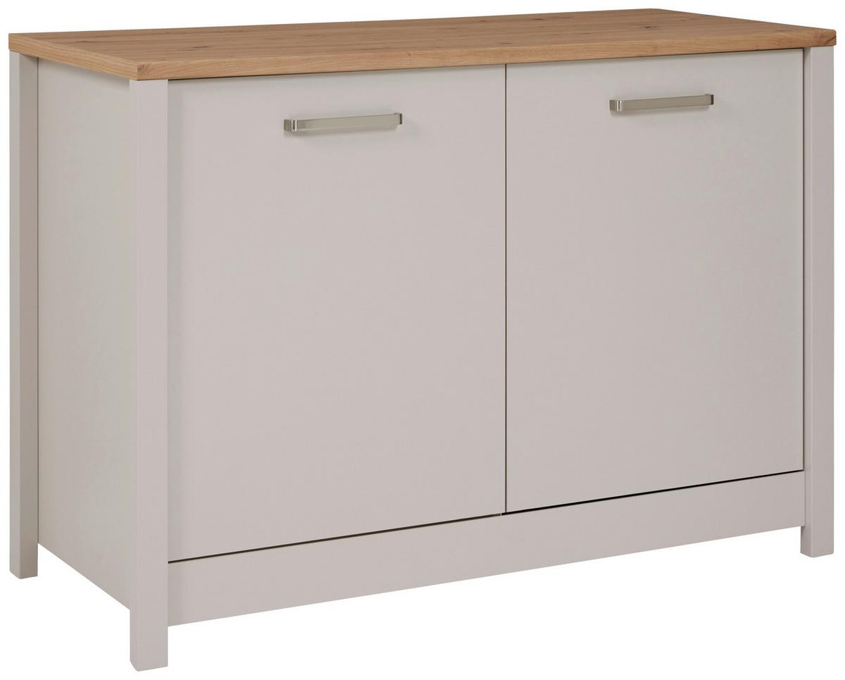 Spülenunterschrank Sardegna - Kaschmir/Eiche Artisan, ROMANTIK / LANDHAUS, Holzwerkstoff (130/92/60cm)