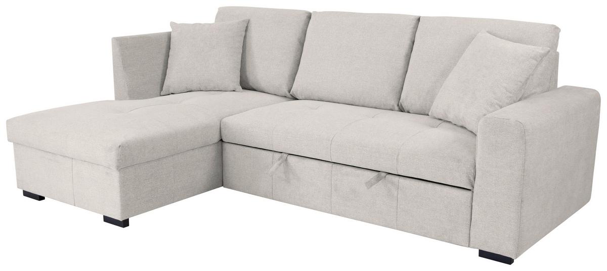 Ecksofa Lukas Creme S: 158x239 Cm - Creme, Trend, Textil (158/239cm)