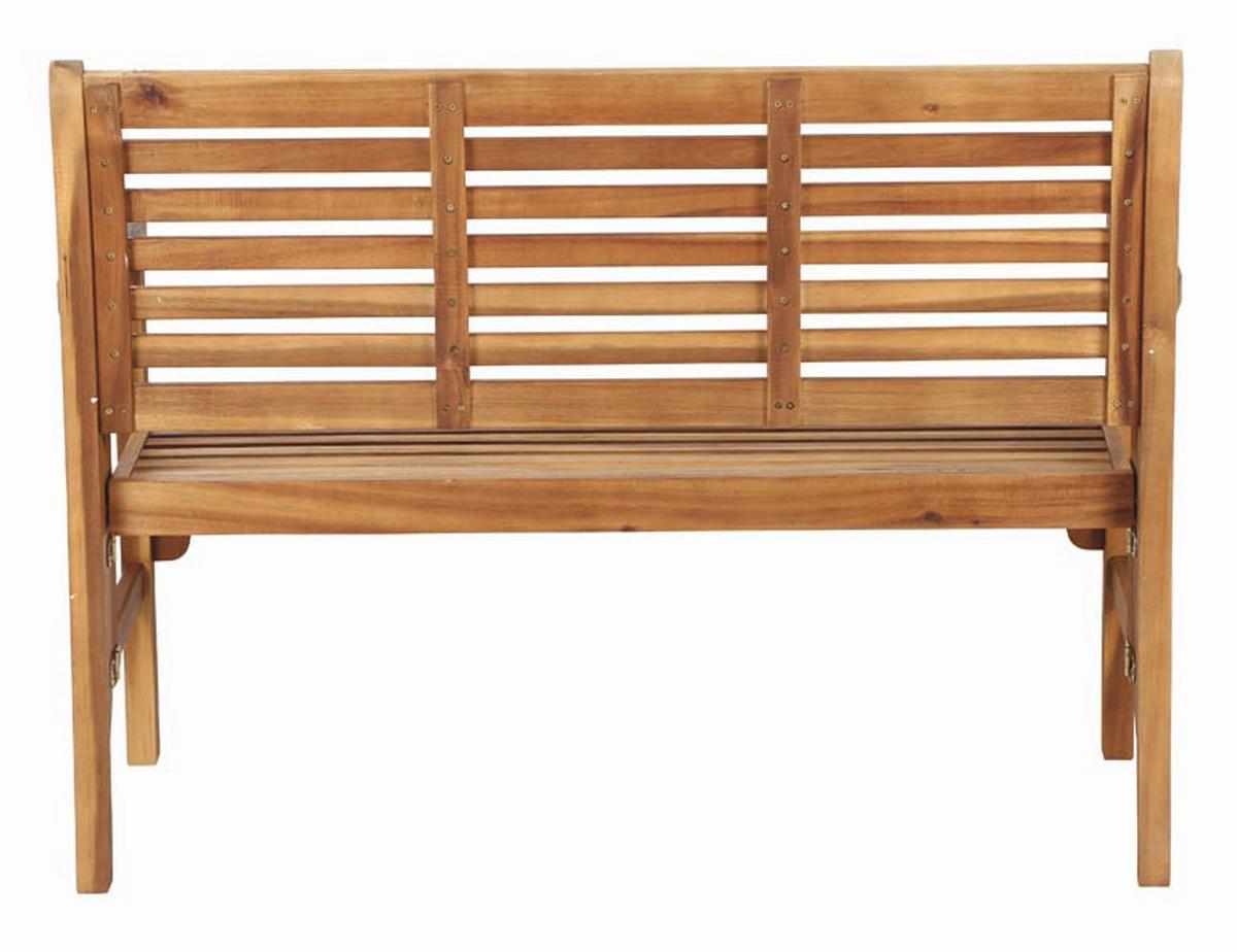 Gartenbank Holz 508761 2-Sitzer - Akaziefarben, MODERN, Holz (120/90/59,5cm) - Siena Garden