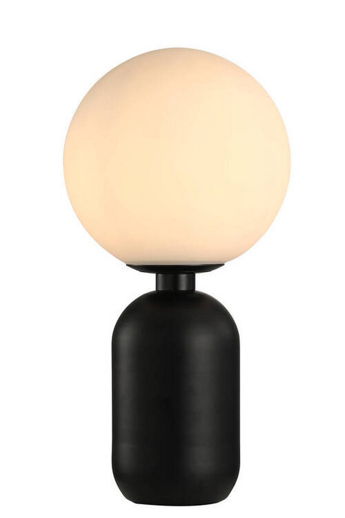 Stolní svítidlo TIANO černá - černá, Moderní, kov/sklo (25/48,5cm) - Bessagi Home