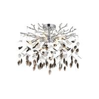 STROPNÉ SVIETIDLO MONI - číra/sivá, Modern, kov/plast (60/60/46cm) - Mömax