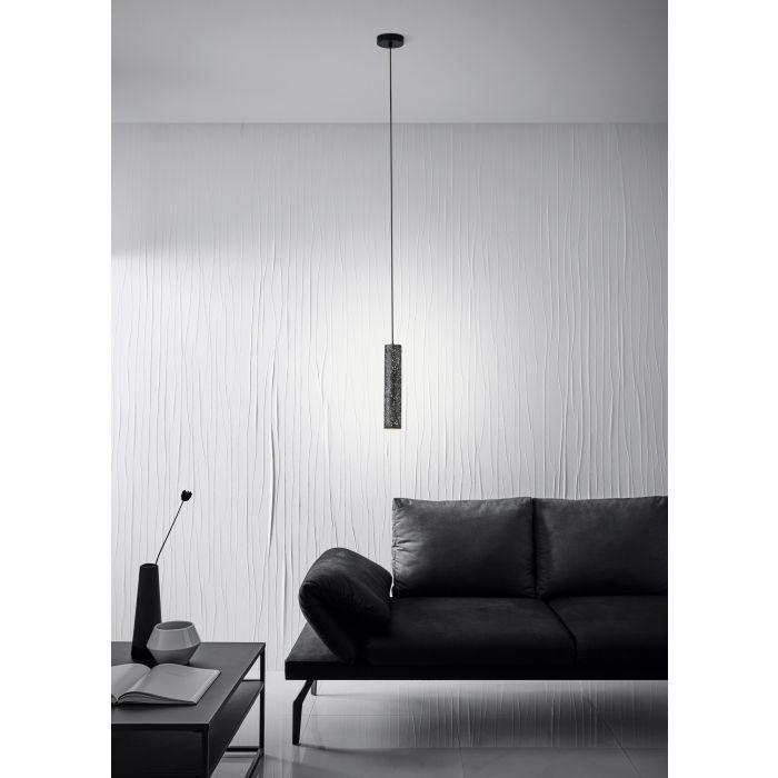LED-Hängeleuchte 39821 Mentalona - Anthrazit, Design, Metall (10,5/150cm) - Eglo