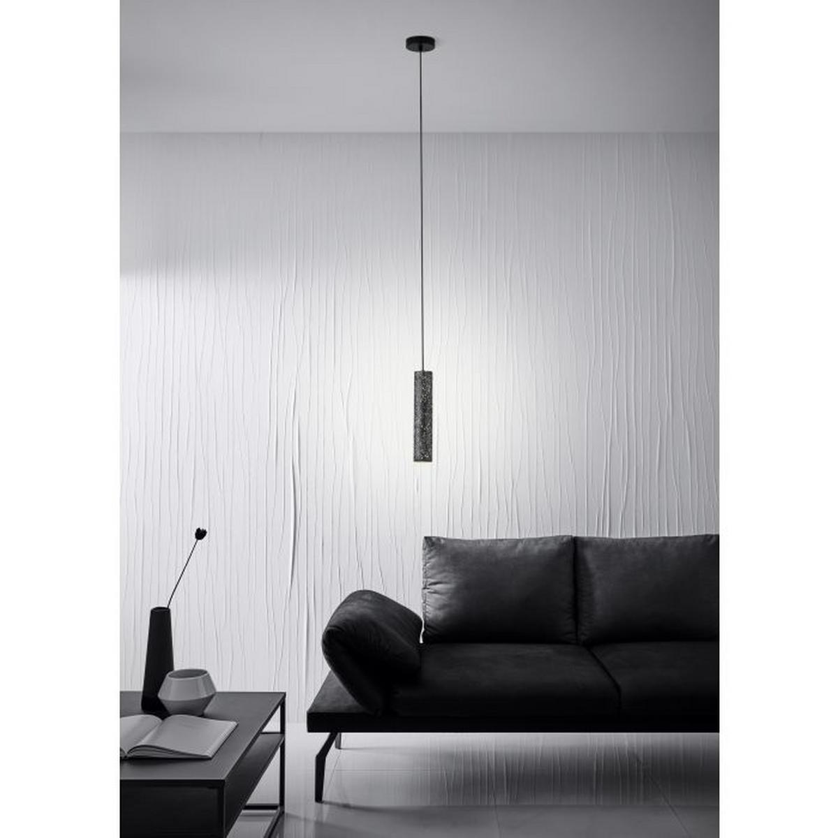 LED-Hängeleuchte 39821 Mentalona - Anthrazit, Design, Metall (10,5/150cm) - Eglo