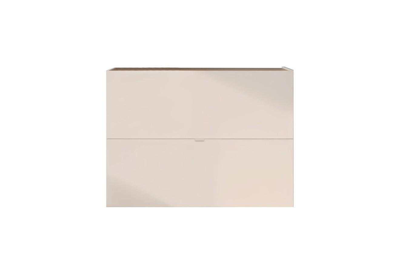 Schuhkipper Rainbow Eichefarben/kaschmir B:104 Cm - Kaschmir/Eichefarben, Design, Holzwerkstoff (104/77/29cm) - MID.YOU