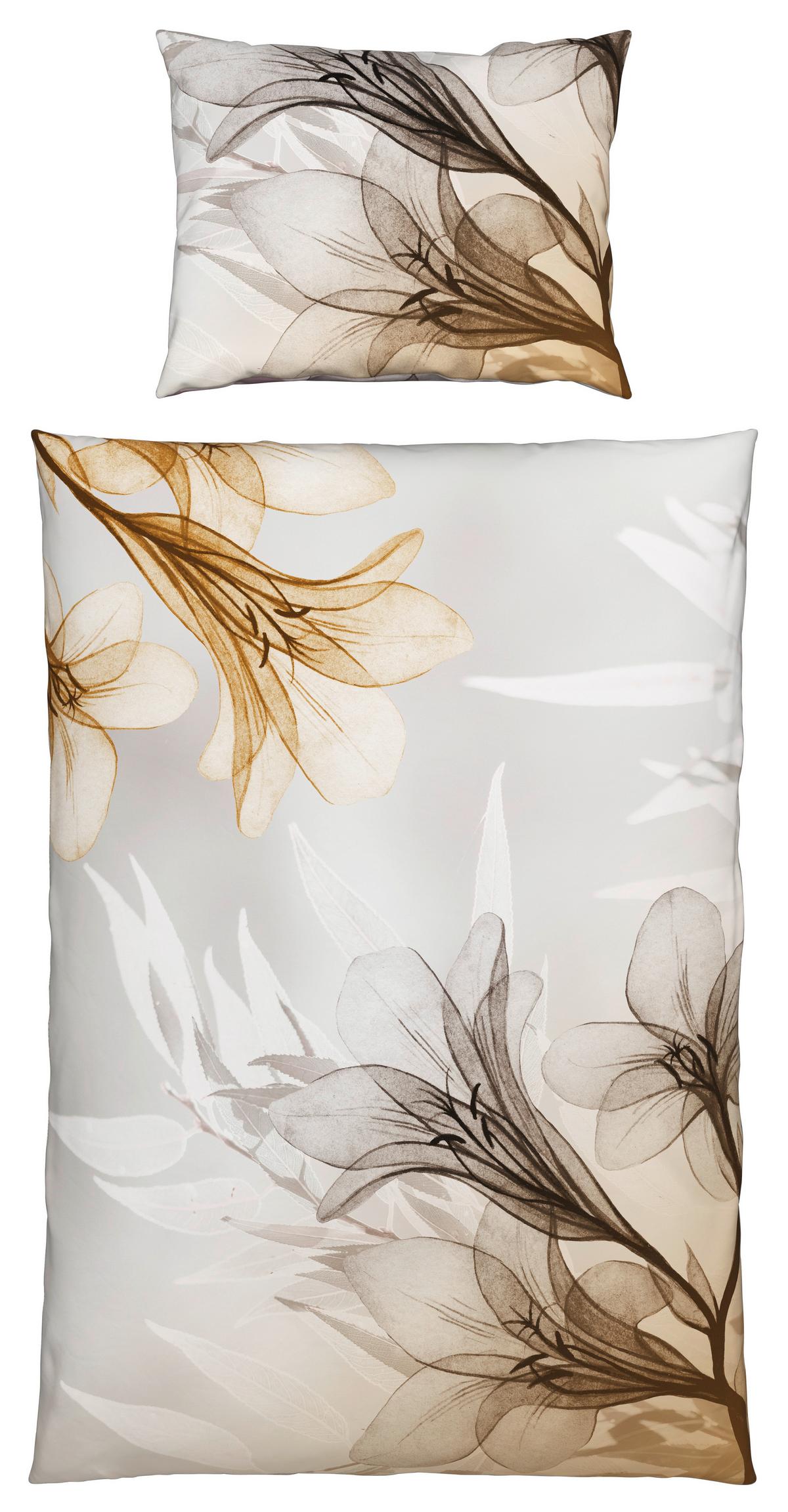 Kétoldalas Ágyneműhuzat Elisabeth - barna, Romantik / Landhaus, textil - James Wood