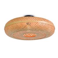 Deckenleuchte Palawan Naturfarben B: 60 Cm - Naturfarben, Trend, Holz (60/60/17cm) - Good & Mojo