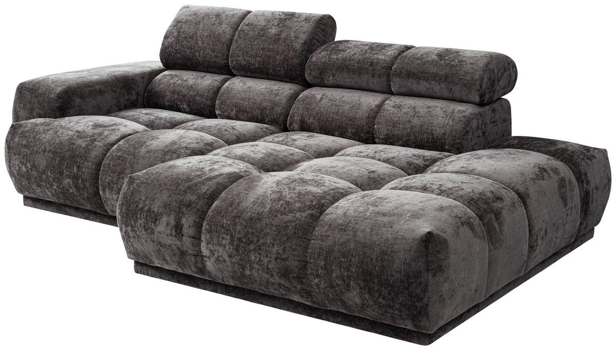 Ecksofa Chani Anthrazit, Schenkel: 239x150cm - Anthrazit, MODERN, Textil (239/150cm) - MID.YOU