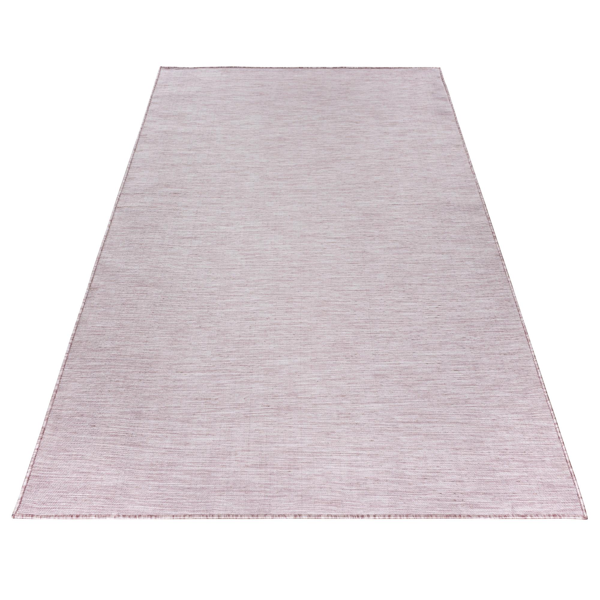 Flachwebteppich Pink Naturfaser Mambo 120x170 cm - Pink, KONVENTIONELL, Textil (120/170cm)