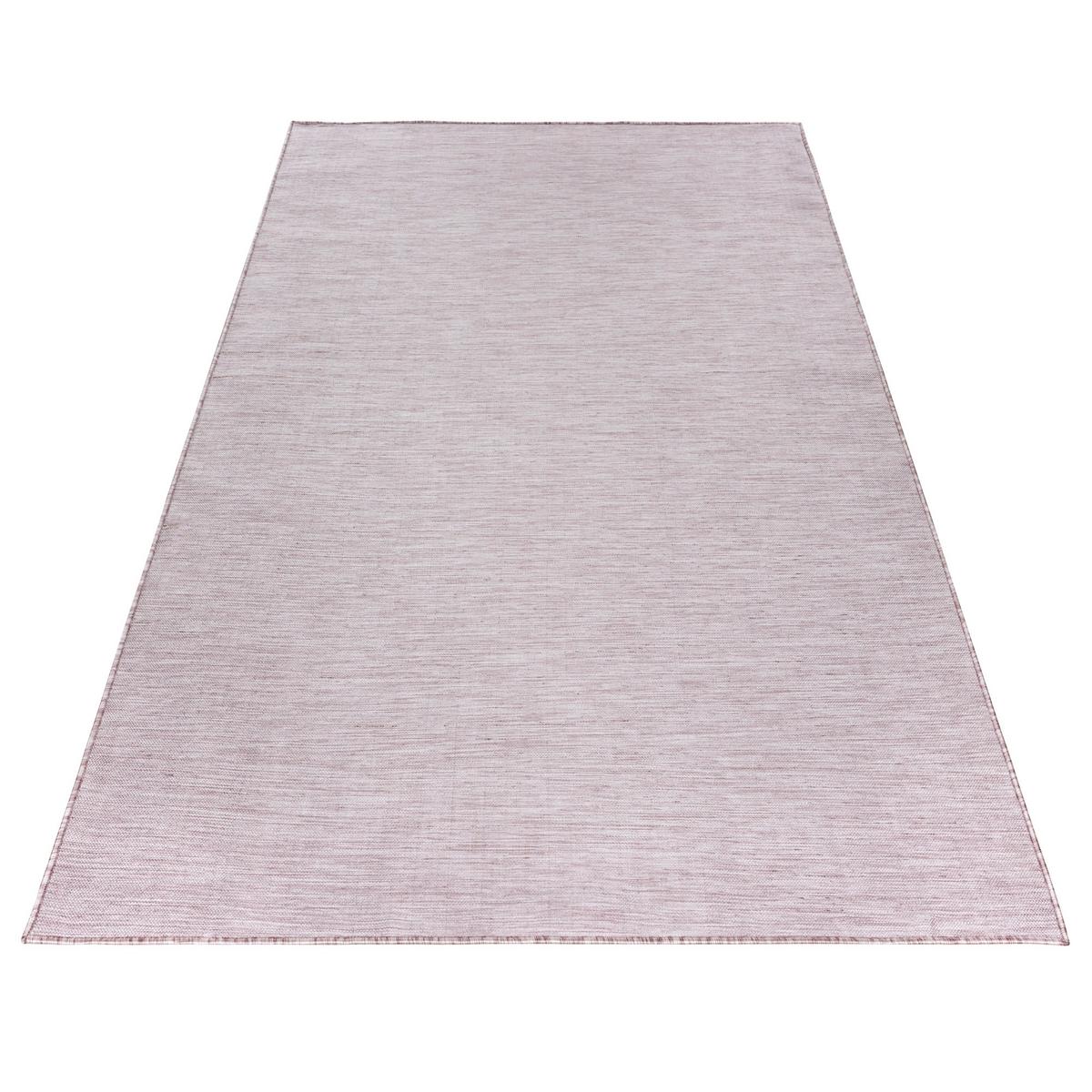 Flachwebteppich Pink Naturfaser Mambo 120x170 Cm - Pink, KONVENTIONELL, Textil (120/170cm)