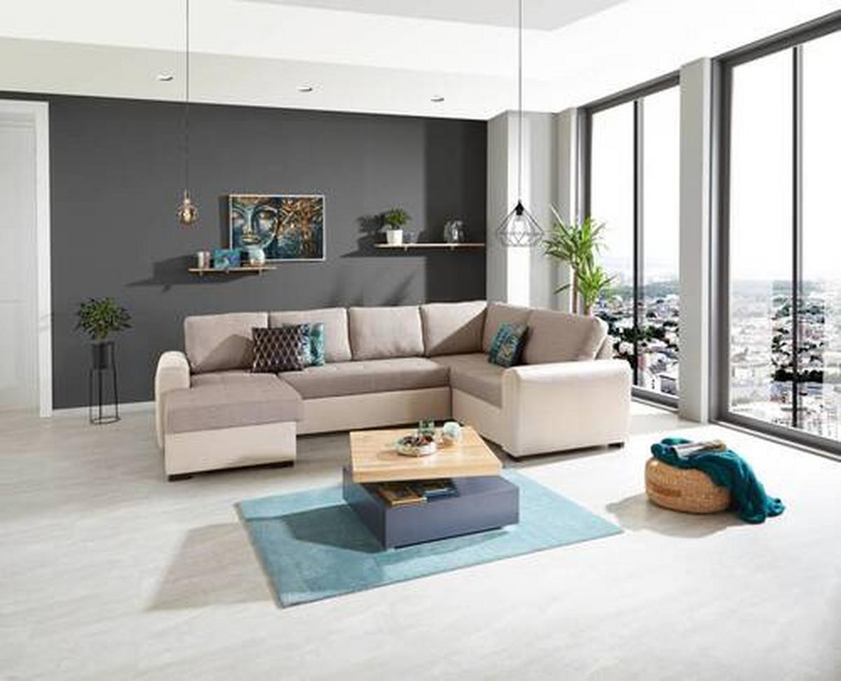 Sarokgarnitúra Molly-Rec/bk.2f.3s - Basics, textil (157/312/206cm)