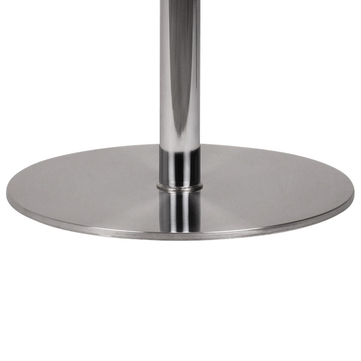 Barová židle Barhocker hnědá - barvy stříbra/hnědá, Moderní, kov/textil (43/54-79/43cm) - MID.YOU