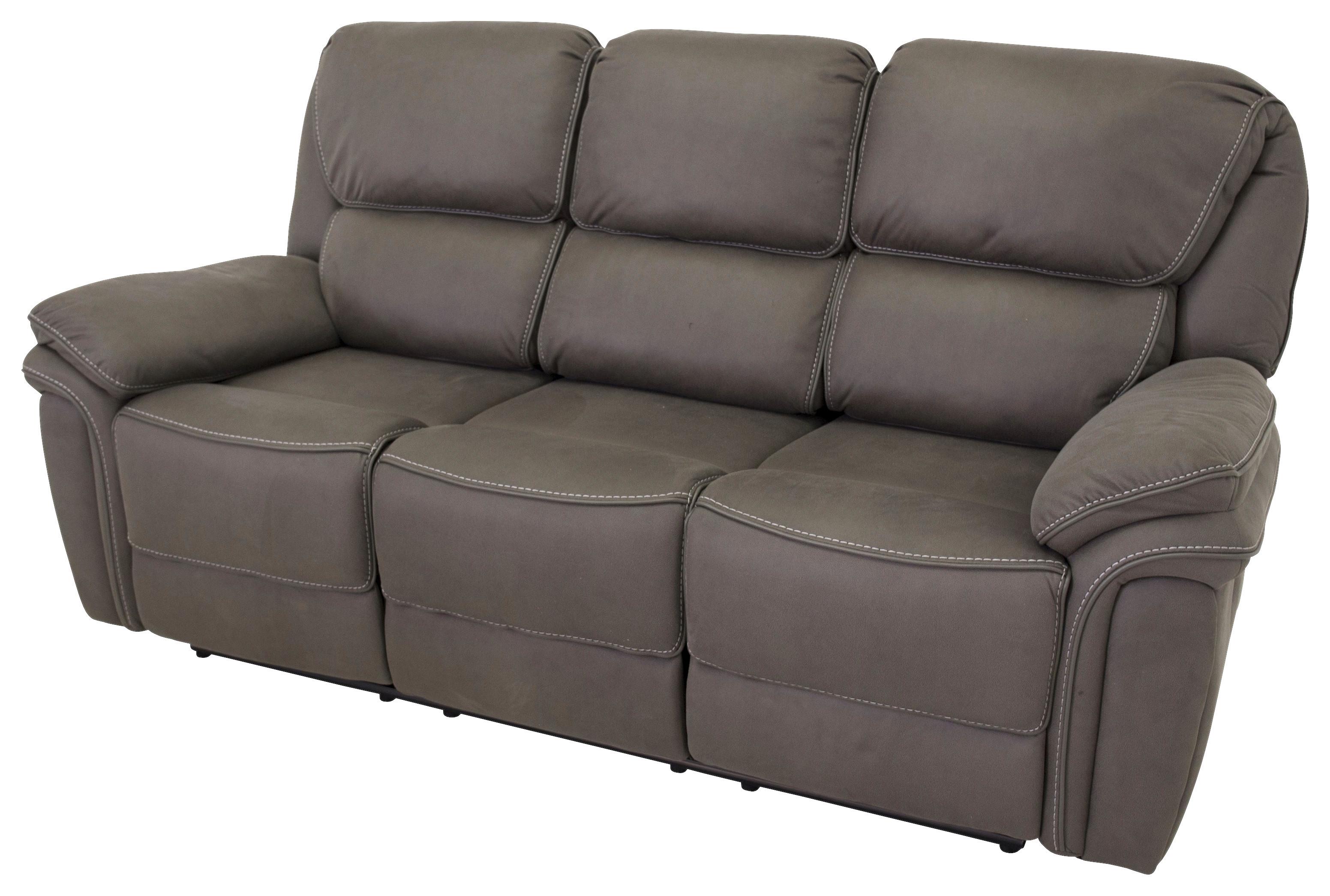 3-Sitzer-Sofa Saranda - Grau, Design, Textil/Metall (206/96/98cm) - Livetastic