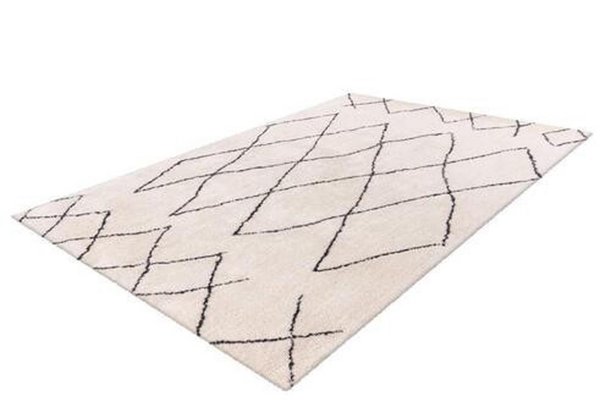 Hochflor Teppich Creme/Beige Orlando 120x170 cm - Beige/Creme, Design, Textil (120/170cm) - Kayoom