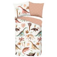 Kinderbettwäsche Dino Multicolor 135x200 cm - Multicolor, Design, Textil (135/200cm)