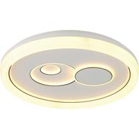 STROPNÉ LED SVIETIDLO MARIO - čierna/biela, Modern, kov/plast (49/7cm) - Mömax