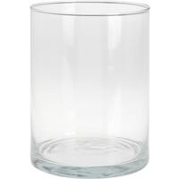 Vase Aislyn gerade Glas H: 20 cm - Klar, Basics, Glas (15/20cm)