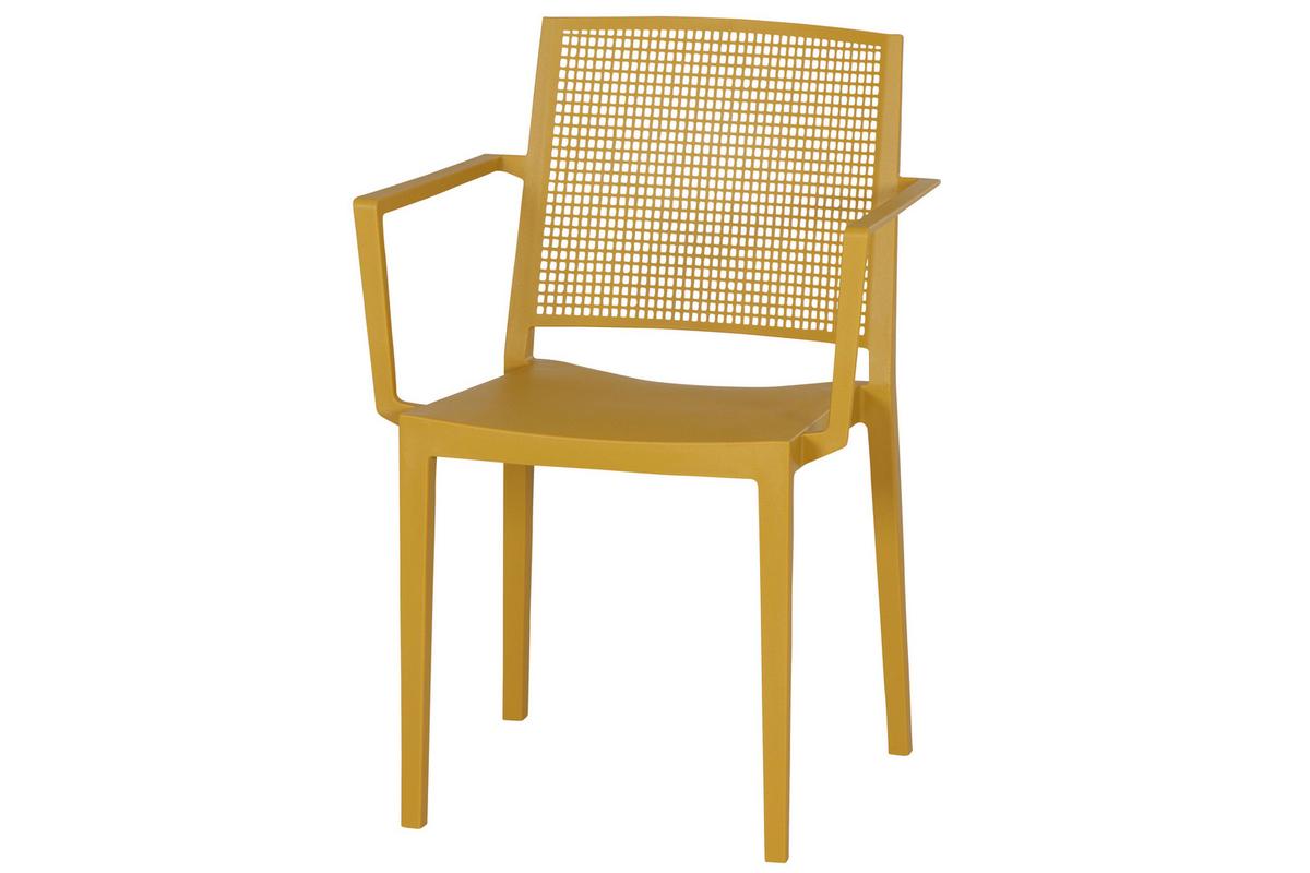 Stapelstuhl T20120 - Gelb, Basics, Kunststoff (46/80/56cm) - Siena Garden