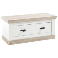 Garderobenbank Florenz Pinienfarbe/hellbraun 107cm - Hellbraun/Pinienfarben, Design, Holzwerkstoff (107/50/45cm) - MID.YOU