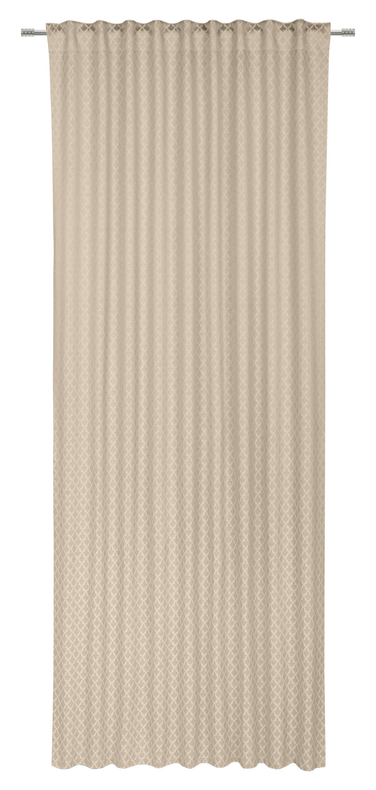 Készfüggöny Kb. 135/245cm - bézs, Romantik / Landhaus, textil (135/245cm) - James Wood