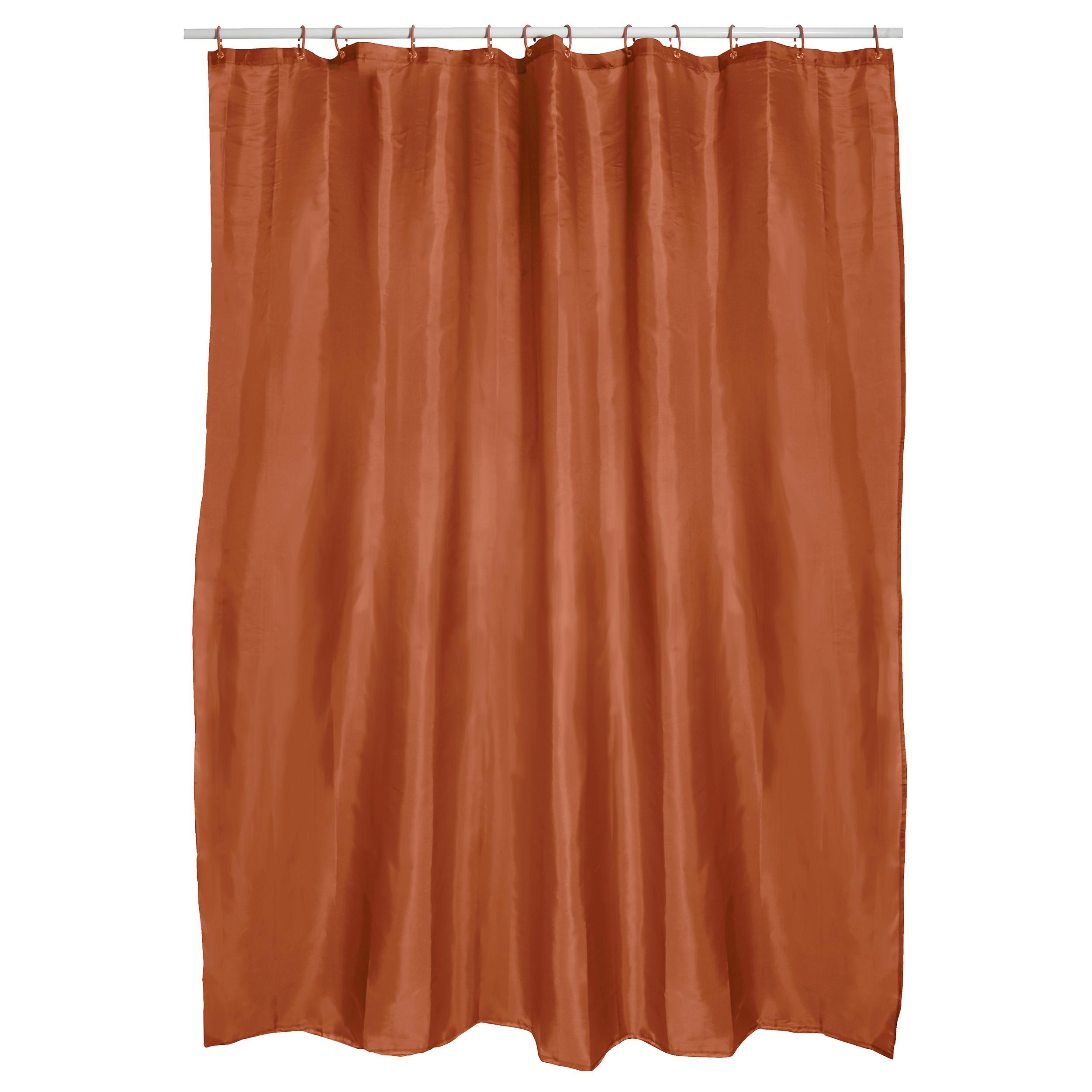 DUSCHVORHANG Terrakotta 180x200 cm - Terracotta, Basics, Textil (180/200cm) - MSV