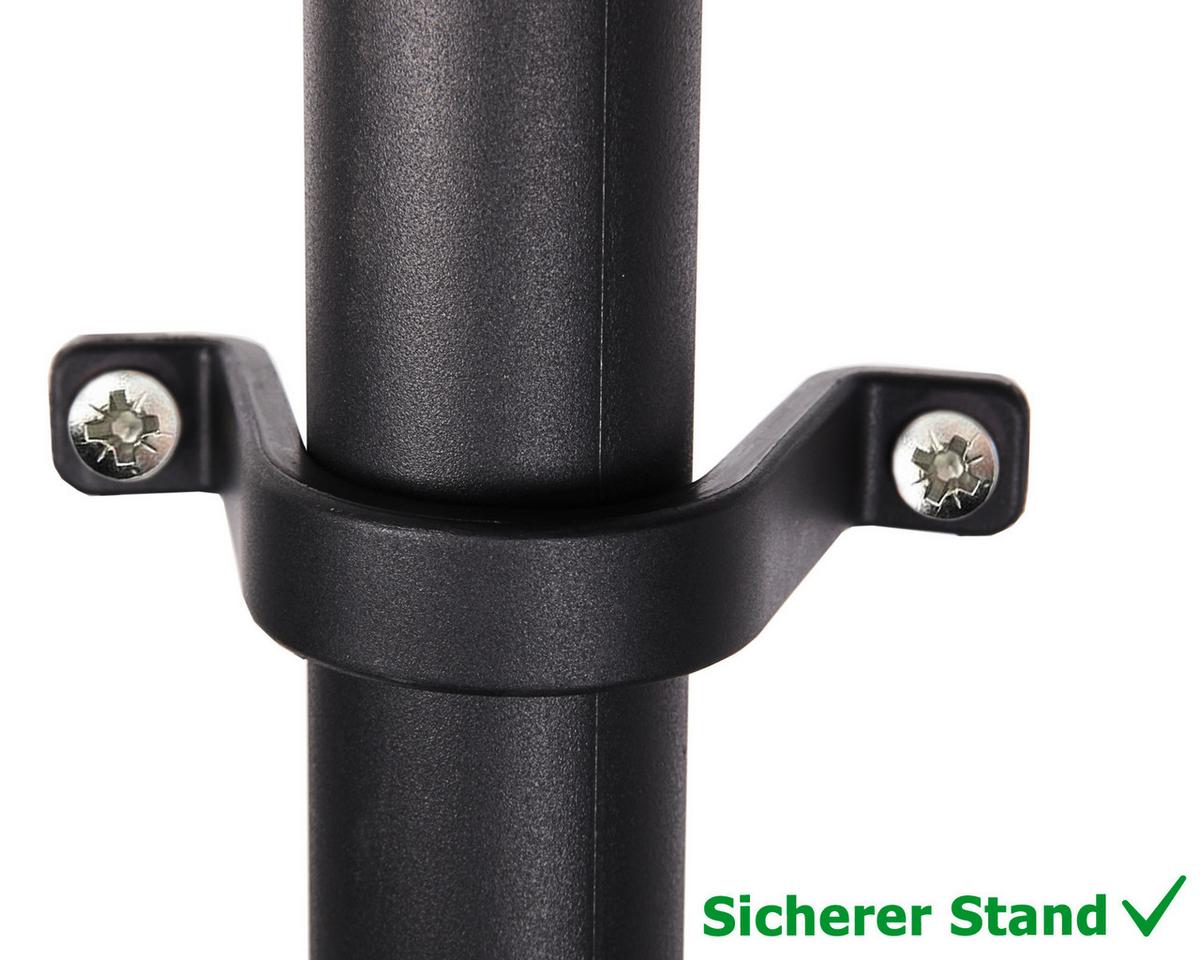 Regalsystem Anthrazit B: 60 cm 2 Stück - Anthrazit, Basics, Kunststoff (60/138/30cm)