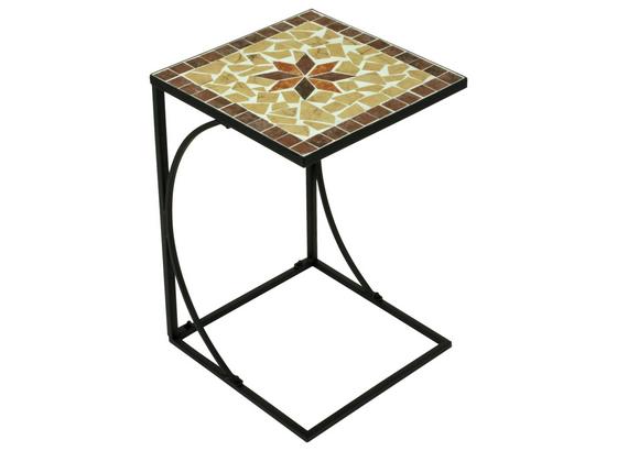 Blumentisch Amarillo - Multicolor/Schwarz, MODERN, Metall (35/35/53cm) Blumentisch Amarillo - Multicolor/Schwarz, MODERN, Metall (35/35/53cm)