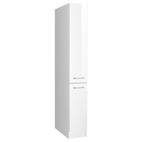Apothekerschrank Mailand Weiß B: 30 cm - Weiß Hochglanz/Weiß, MODERN, Holzwerkstoff (30/200/60cm) - Held