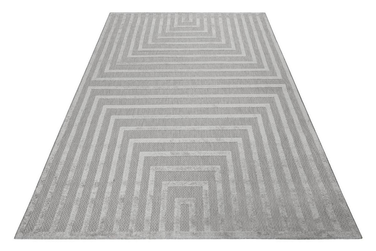 Outdoorteppich, 160x225 Cm Carolina - Silberfarben, Design, Textil (160/225cm) - Esprit