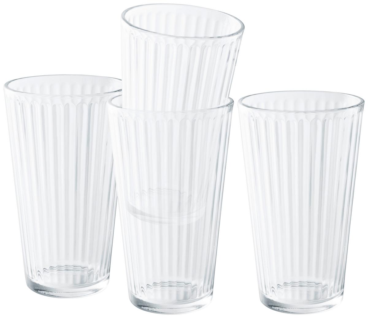 Sada sklenic OLE - čiré, Konvenční, sklo (460ml) - Mömax