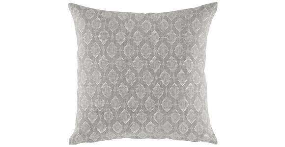 Zierkissen Leticia 45x45 cm Baumwolle Grau mit Zipp - Grau, ROMANTIK / LANDHAUS, Textil (45/45cm) - James Wood