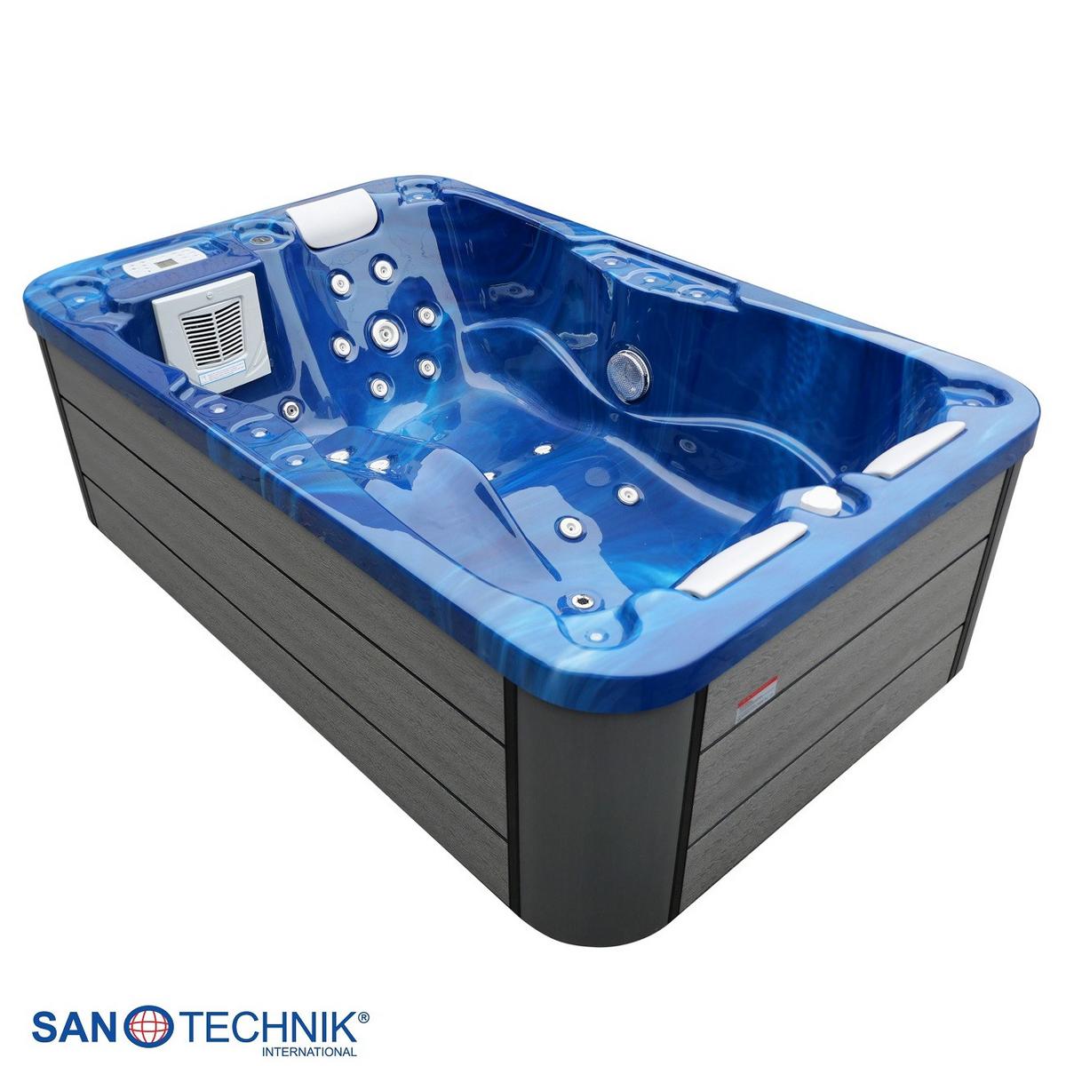 Whirlpool Kunststoff XXL1909 130x205x70 cm - Blau, Basics, Kunststoff (130/70/205cm)