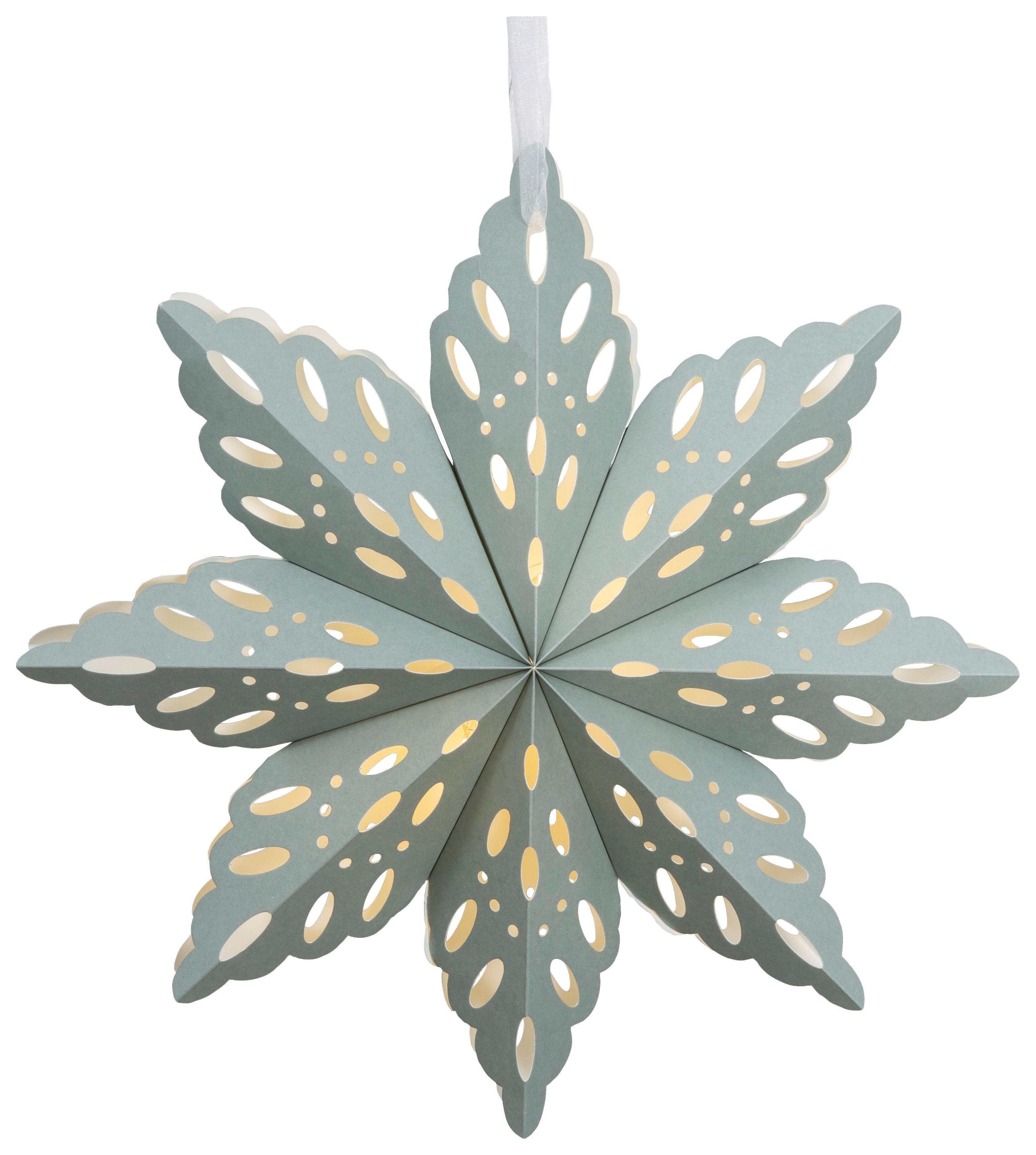 Dekorační LED svítidlo ANDI - šedomodrá, kov/plast (39/39cm) - Mömax
