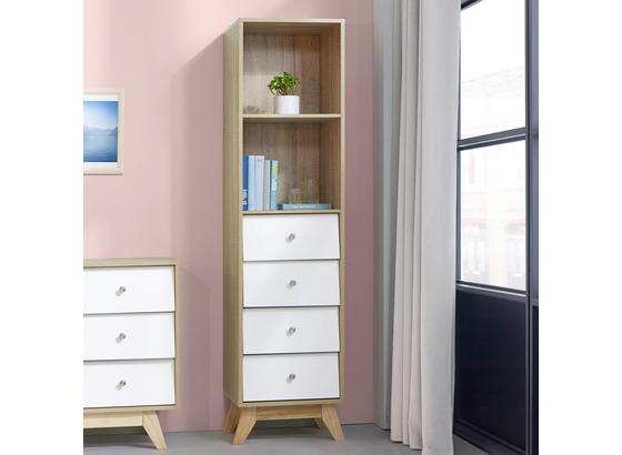 Komoda Enny - biela, Moderný, drevo (40/160/35cm) - Modern Living Komoda Enny - biela, Moderný, drevo (40/160/35cm) - Modern Living