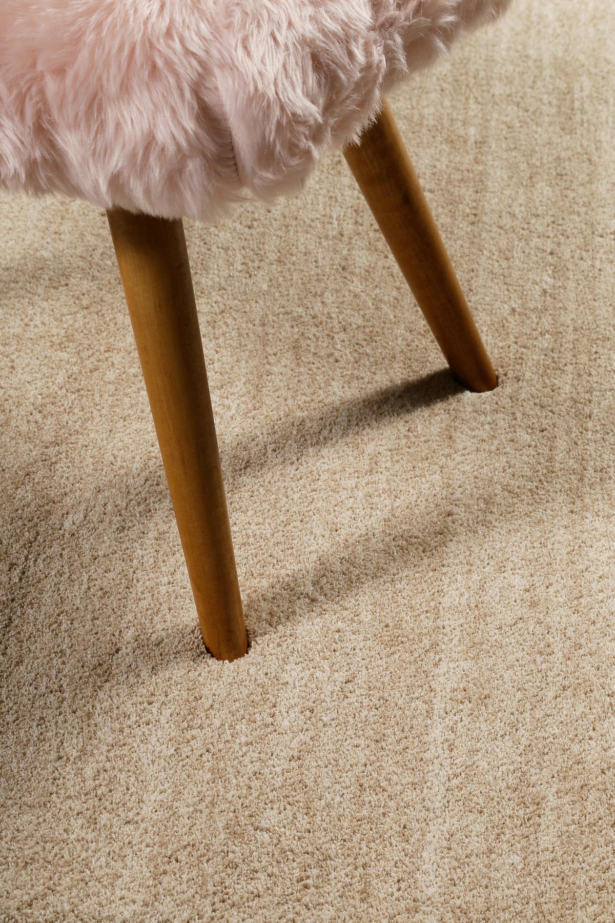 Hochflor Teppich Hellbraun Loft 130x190 cm - Hellbraun, KONVENTIONELL, Textil (130/190cm) - Esprit
