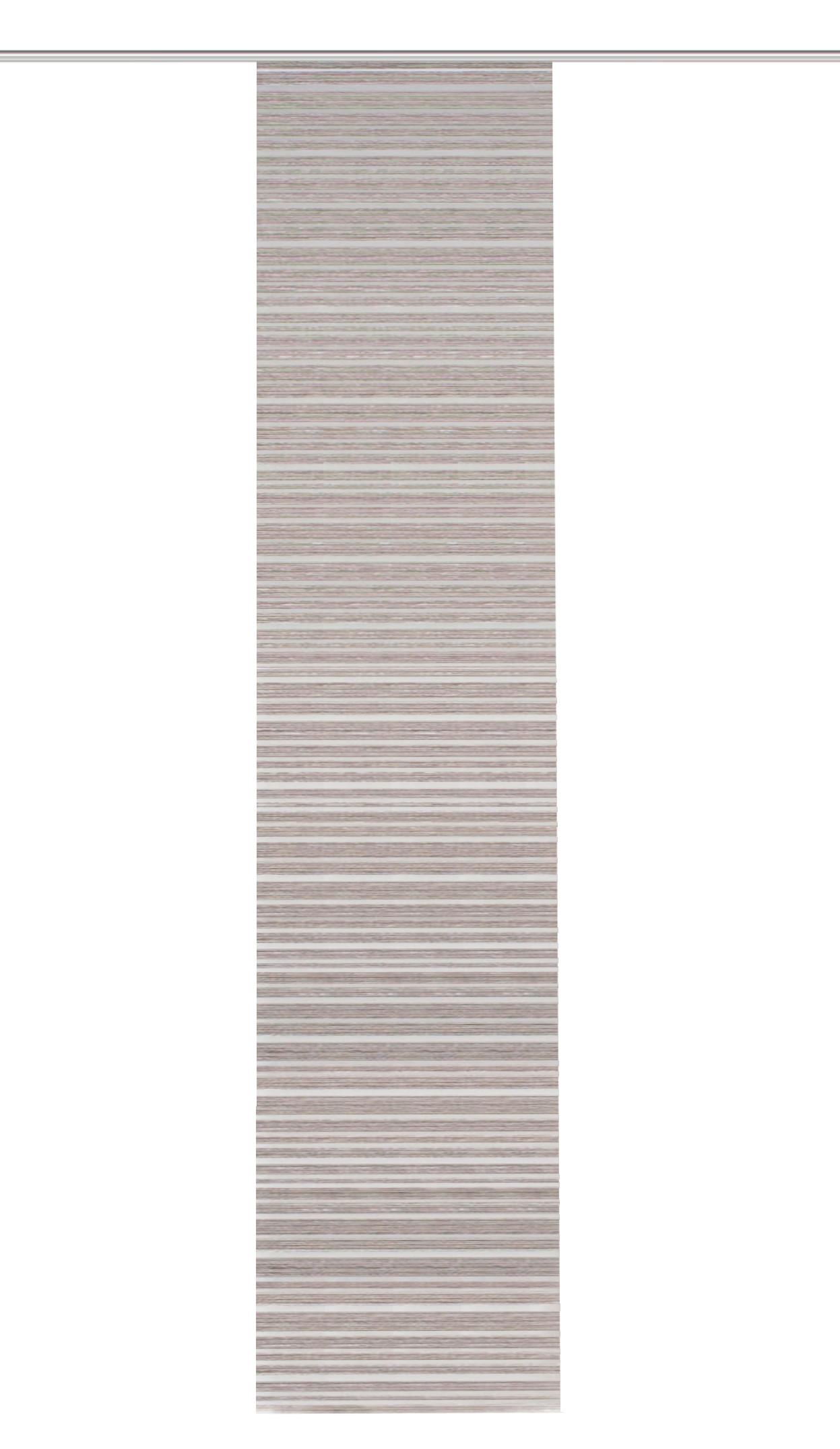 Flächenvorhang Folke Naturfarben B: 60 cm - Naturfarben, Design, Textil (60/245cm)