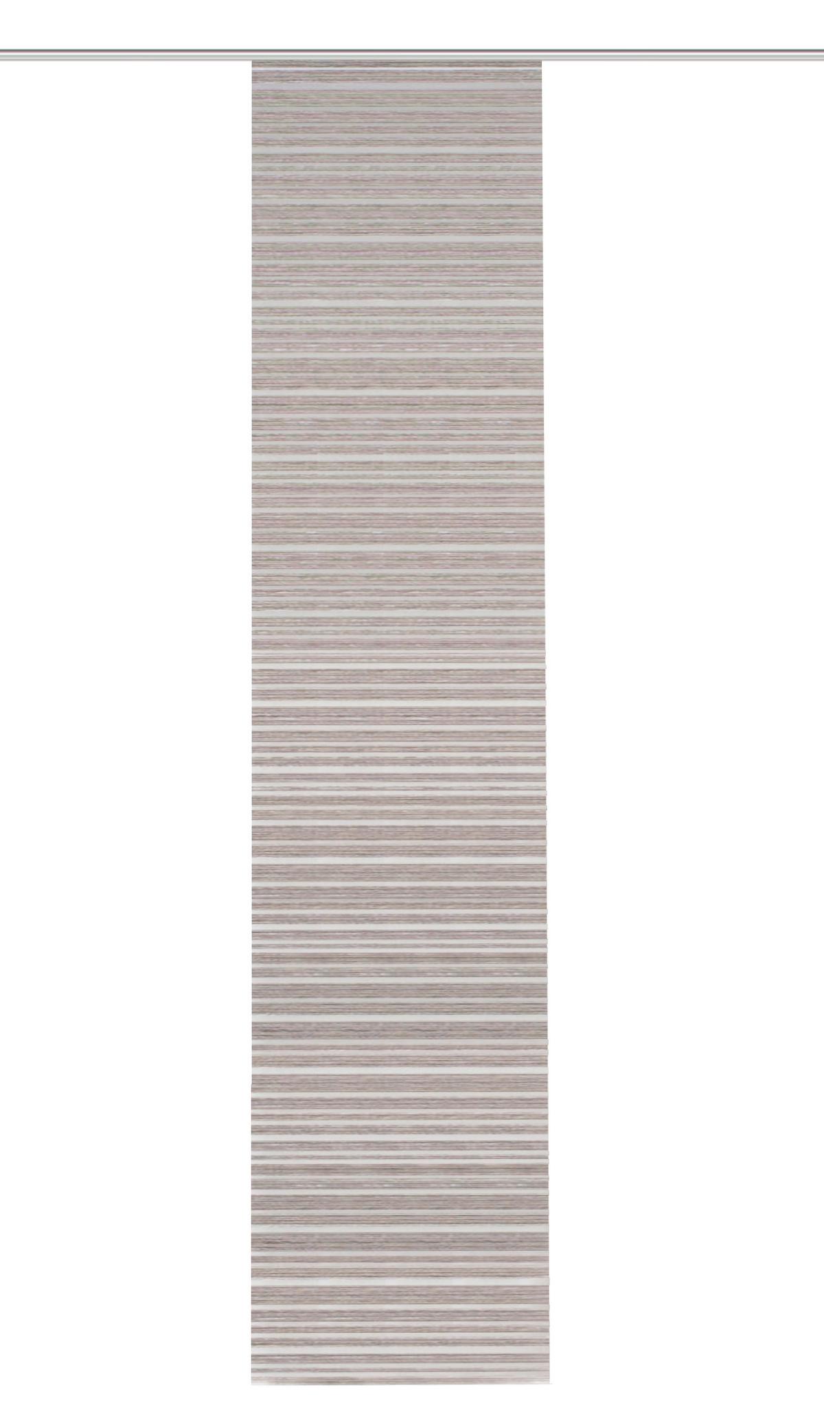 Flächenvorhang Folke Naturfarben B: 60 cm - Naturfarben, Design, Textil (60/245cm)