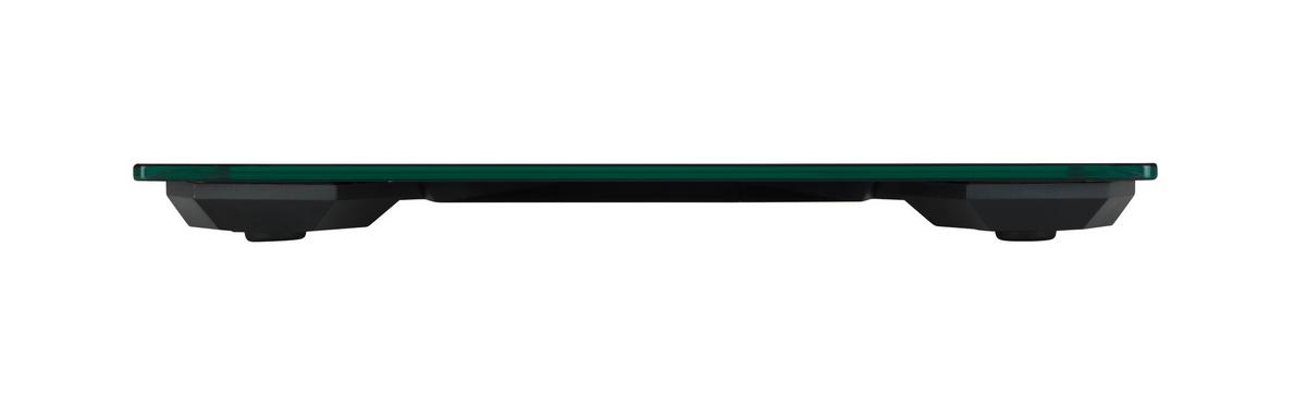 Personenwaage Digital Bis 180 Kg - Schwarz, KONVENTIONELL, Glas/Kunststoff (28/2,2/28cm) - Wenko