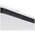 LED-Deckenleuchte Isa - Schwarz/Weiß, MODERN, Kunststoff/Metall (27/27/5cm) - Luca Bessoni