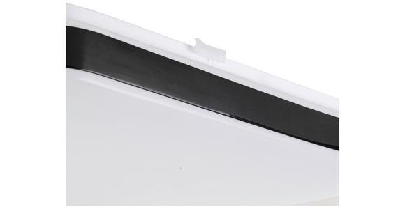 LED-Deckenleuchte Isa - Schwarz/Weiß, MODERN, Kunststoff/Metall (27/27/5cm) - Luca Bessoni