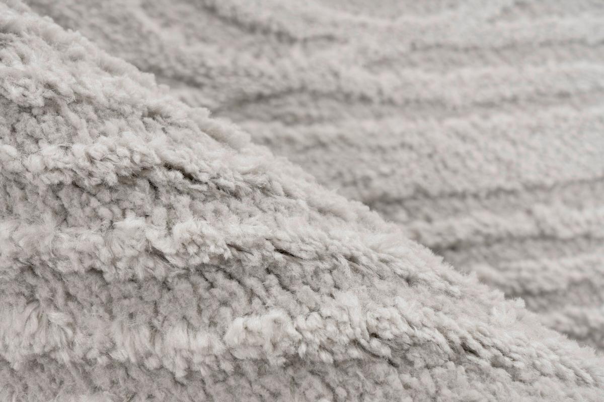 FLACHWEBETEPPICH Silber, BxL: ca. 160x230 cm - Silberfarben, Basics, Textil (160/230cm) - Kayoom