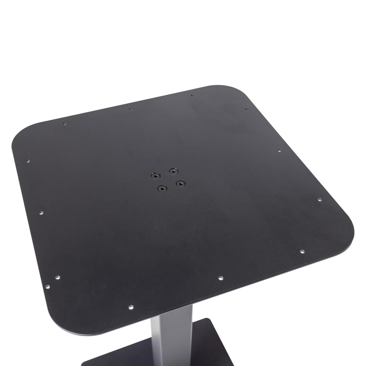 TISCHGESTELL Tablo Schwarz L: 50cm - Schwarz, MODERN, Metall (50/50/105cm) - Livetastic