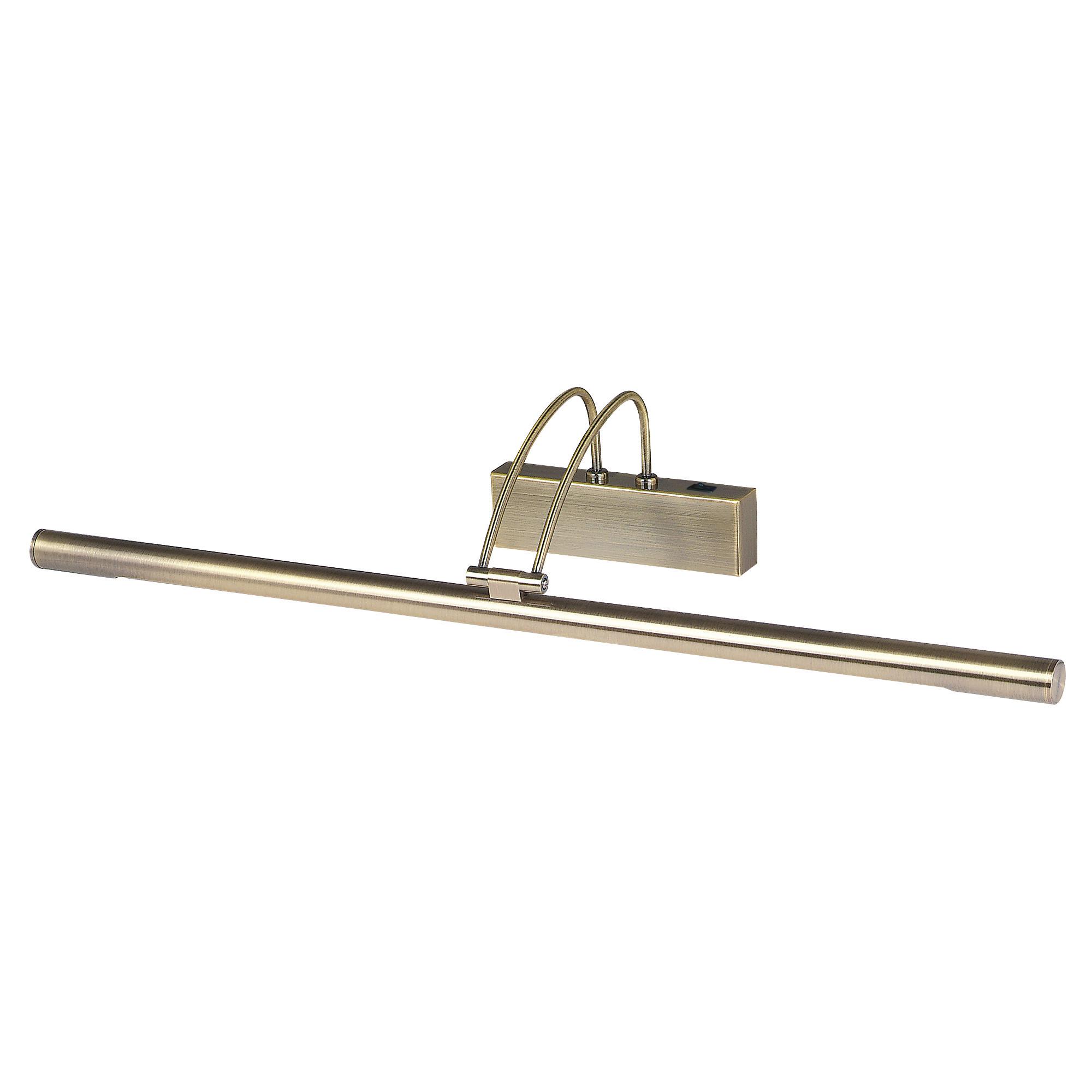 Led-bilderleuchte 8343ab Majorca - Messingfarben, KONVENTIONELL, Kunststoff/Metall (68/12/20cm)