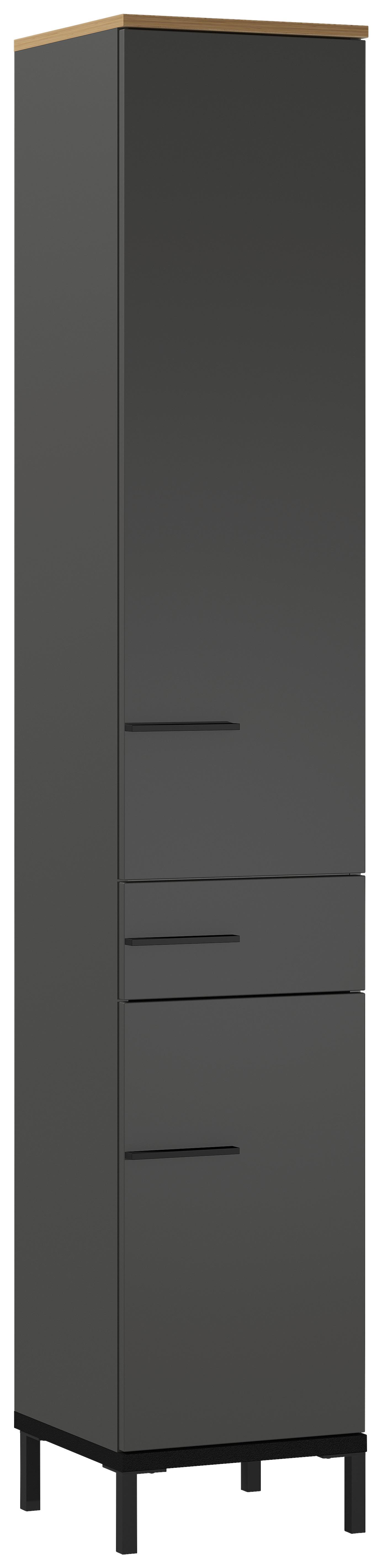 HOCHSCHRANK Yonkers Graphitfarben B: 34 cm