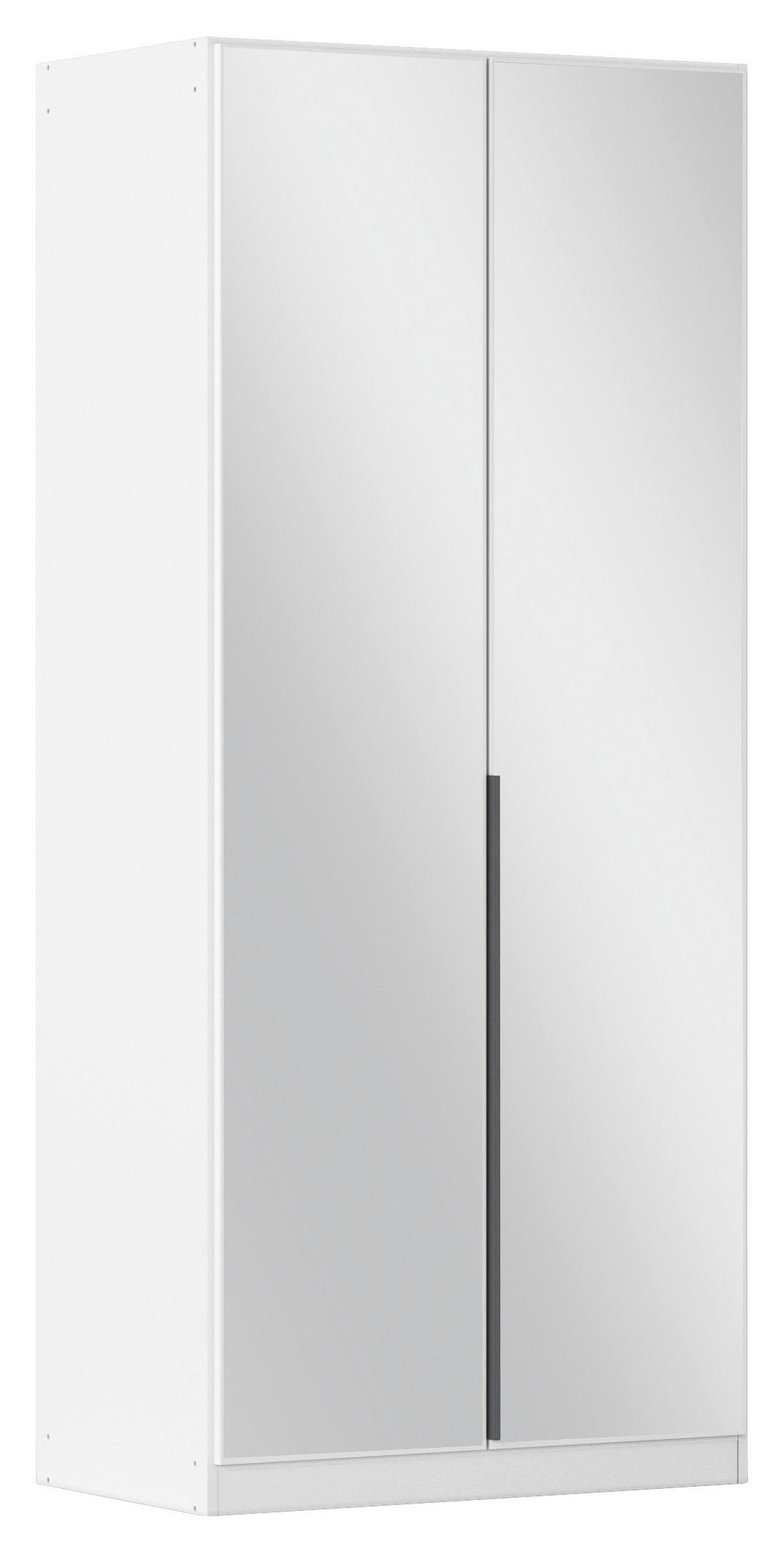 Drehtürenschrank Alabama Weiß B: 91 Cm - Weiß, MODERN, Holzwerkstoff (91/229/54cm) - Rauch Möbel