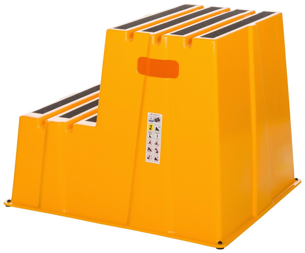 Tritthocker Tio-E2 - Gelb, Basics, Kunststoff (57/51/65cm) - MID.YOU
