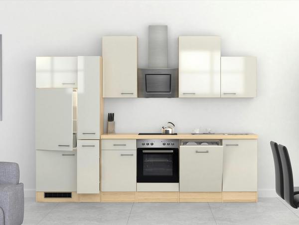 Küchenblock mit 5-teiligem Geräteset und Spüle