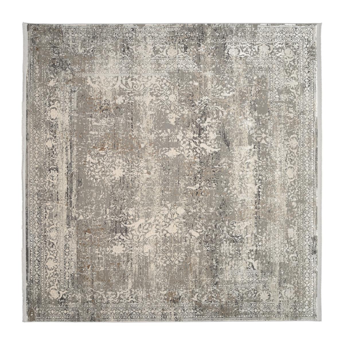 Webteppich Avignon Grau/Goldfarben 200x200 cm - Goldfarben/Grau, Design, Textil (200/200cm) - Dieter Knoll